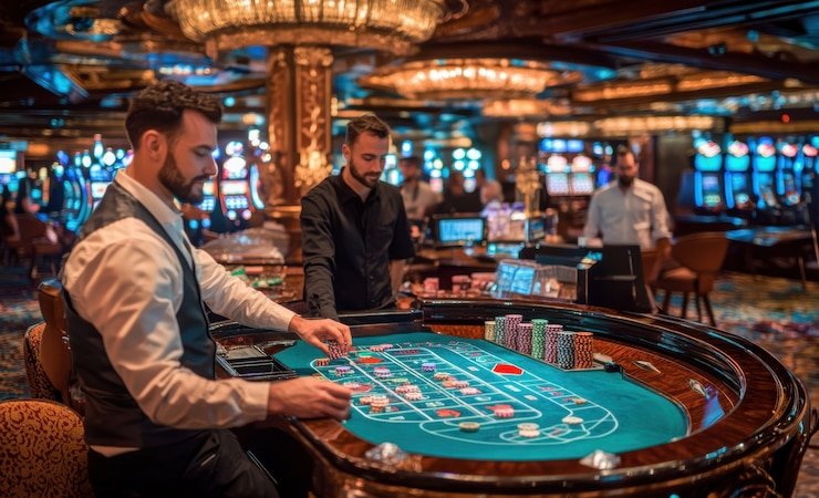 polatrik app showing live-dealer blackjack table and player dashboard